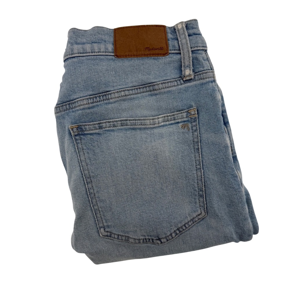 Madewell The Perfect‎ Vintage Jean Light Wash High Rise Raw Hem Size 29